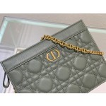 Dior slim DⅠOR CARO woc zipper clutch3102